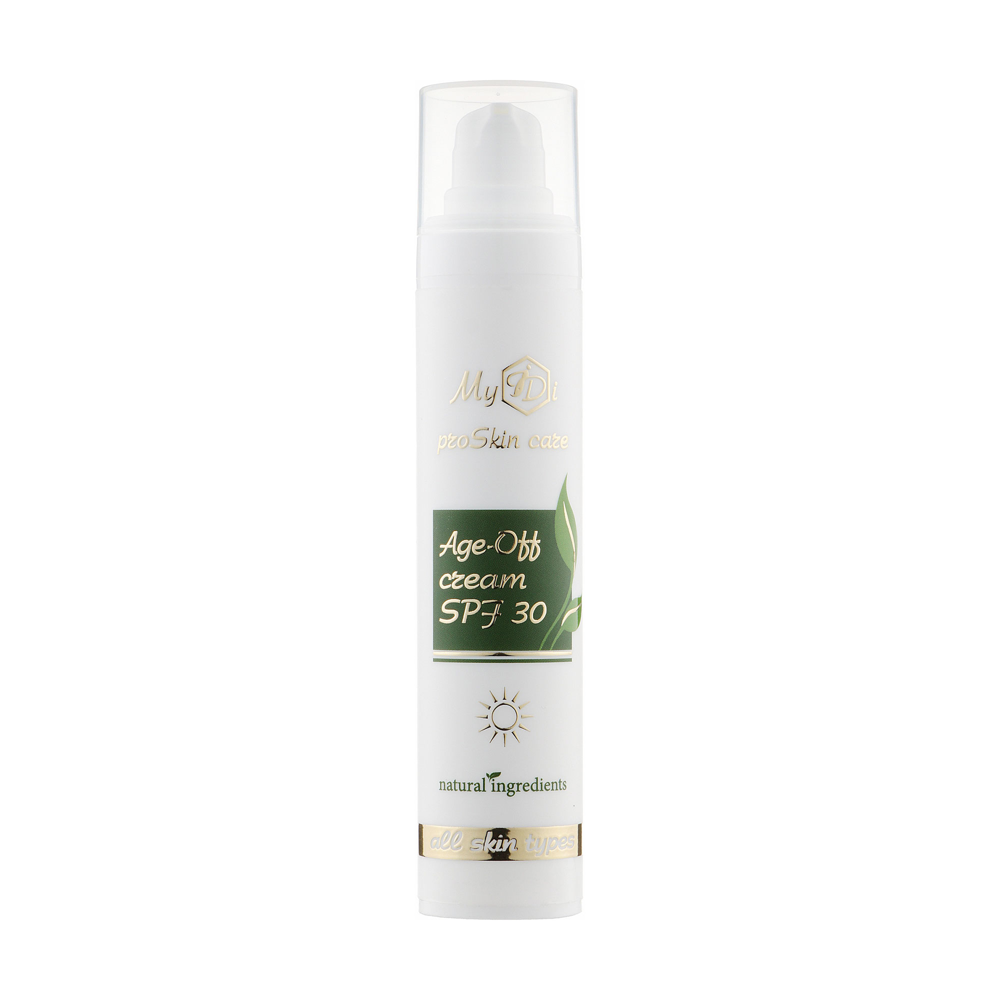 Антивіковий денний крем для обличчя MyIDi Age-Off Cream, SPF 30, для всіх типів шкіри, 50 мл